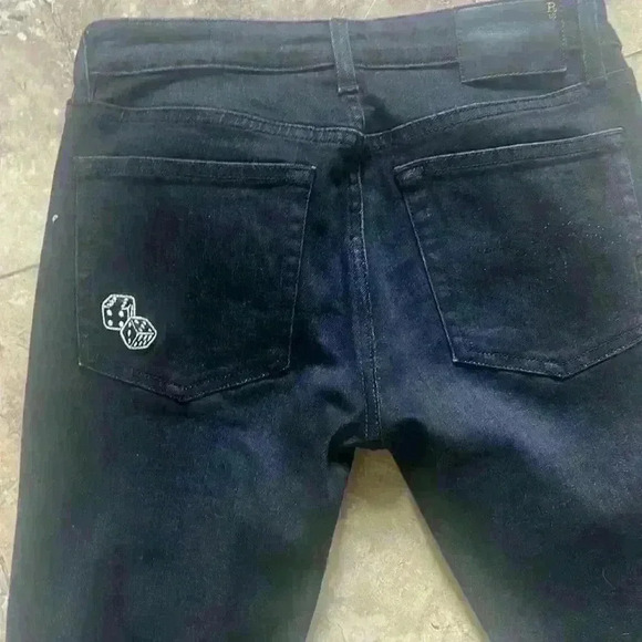 R13 Jeans. Kate Skinny size 26. Excellent Condition.  Made in Italy. Dark Moon. - Picture 9 of 16